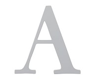 8 Inch Wall Letter Grey A - Image 0
