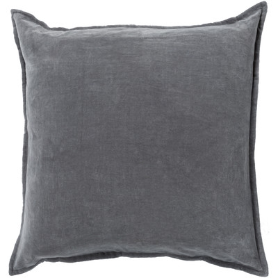 Smooth Velvet Cotton Throw Pillow - Image 0