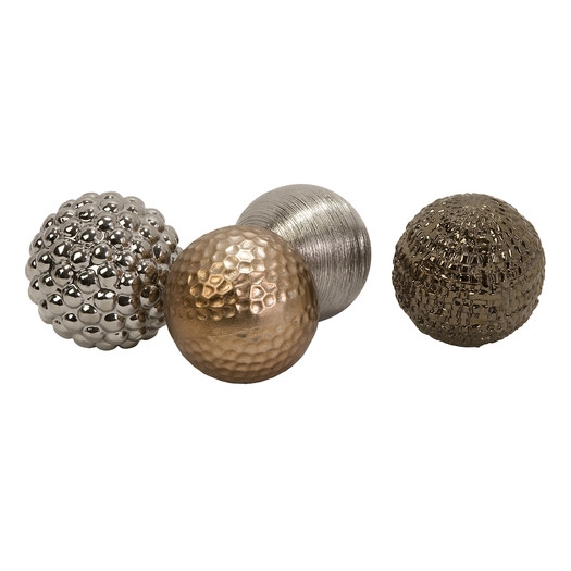 Decorative Ball Sculpture -Set of 4 - Image 0