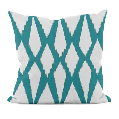 Geometric Decorative Hypoallergenic Down Throw Pillow - Image 0