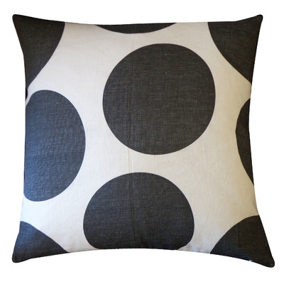 Ball Cotton Throw Pillow- 20" -Down/Feather insert - Image 0