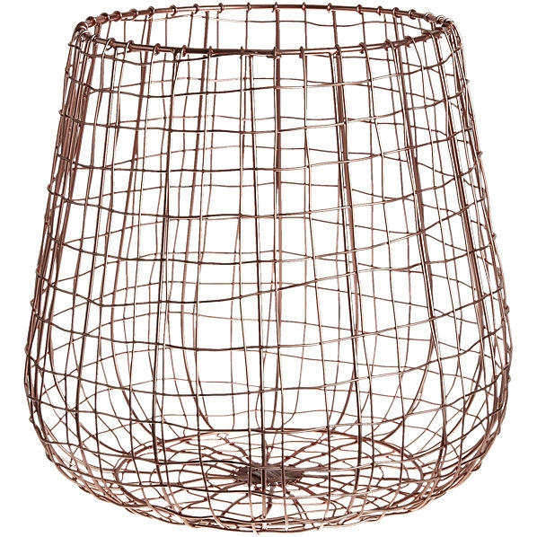 weave small copper basket - Image 0