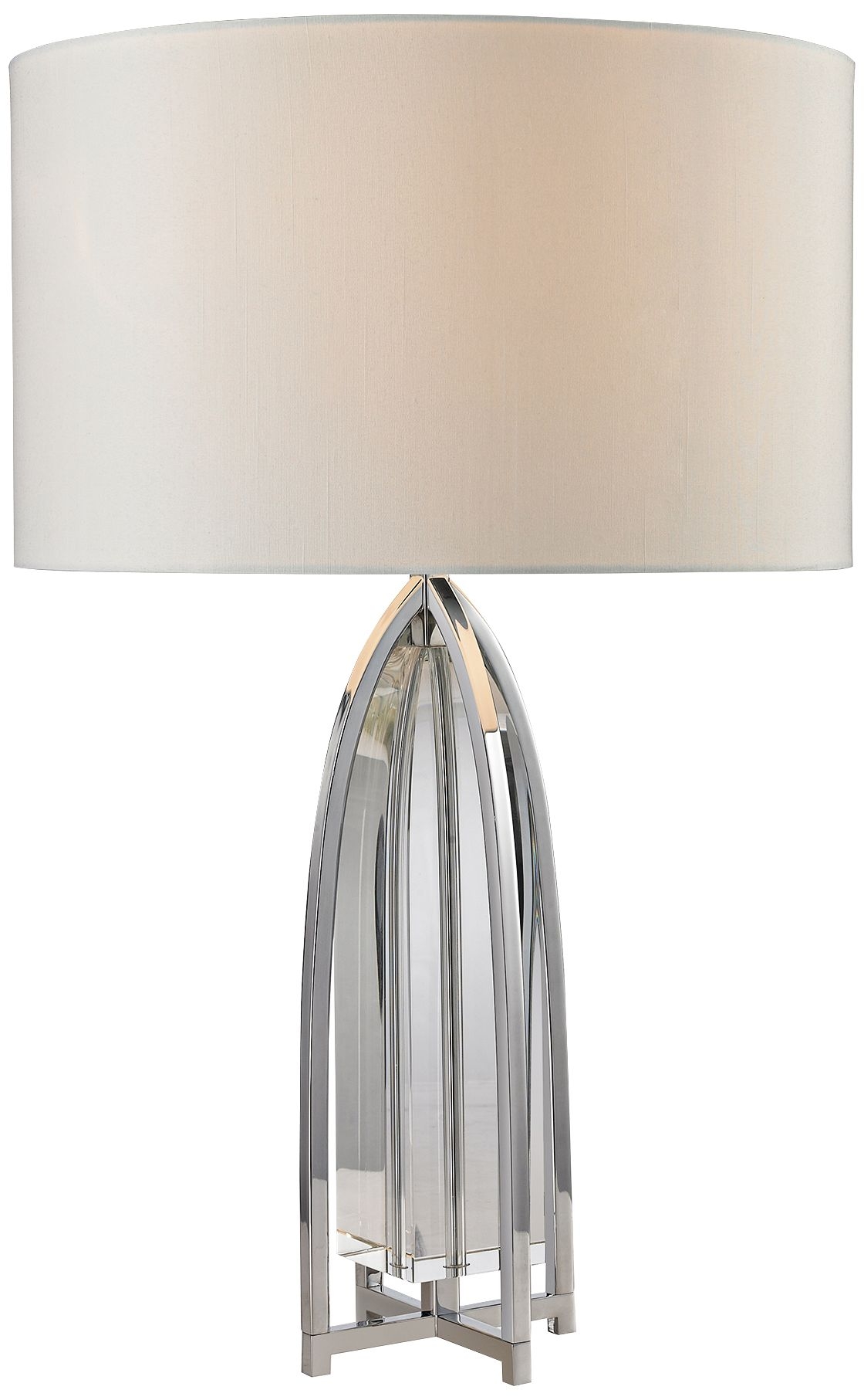 Wheeler Chrome and Crystal Table Lamp - Image 0