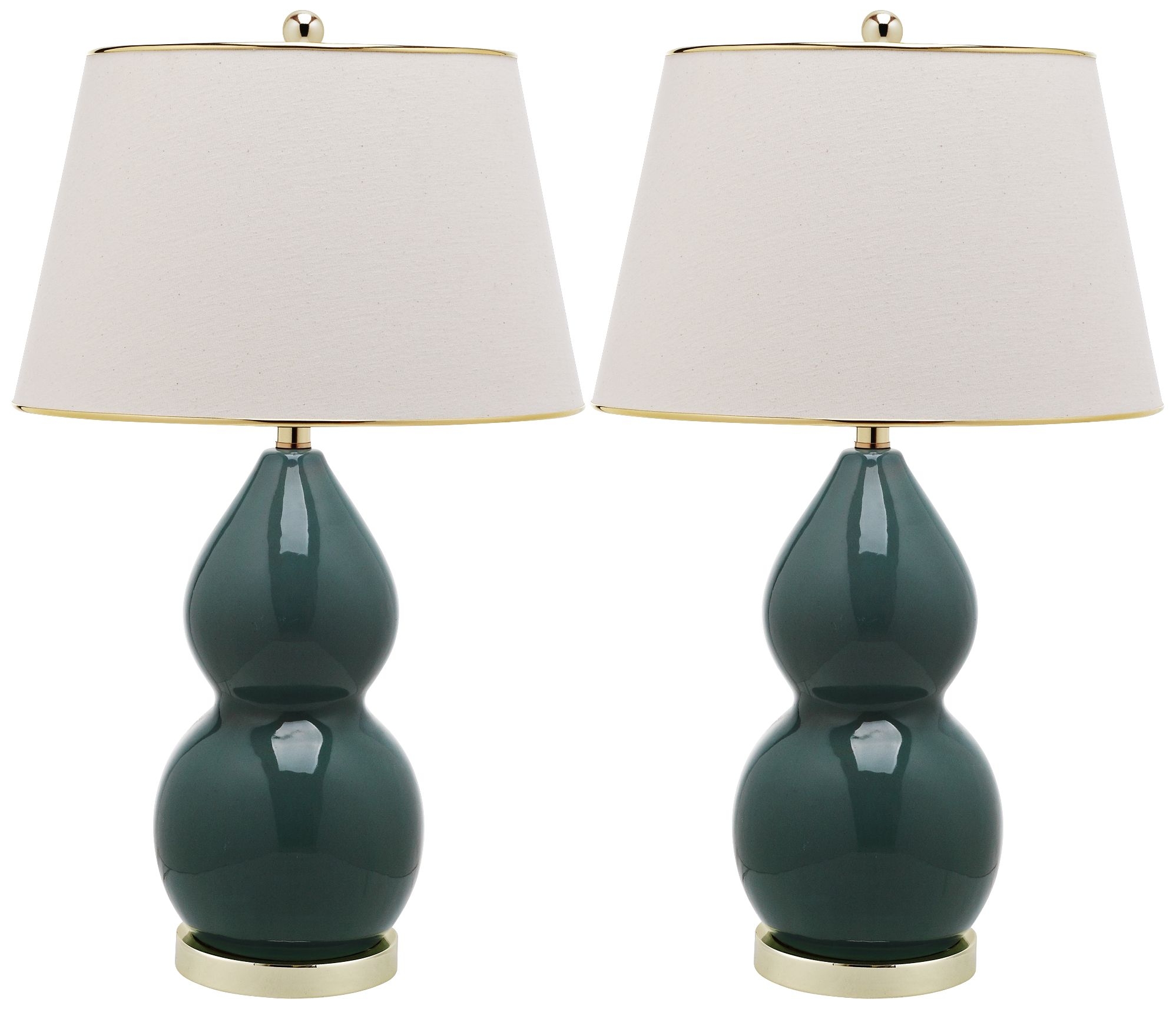 Laurice Marine Blue Ceramic Table Lamps Set of 2 - Image 0