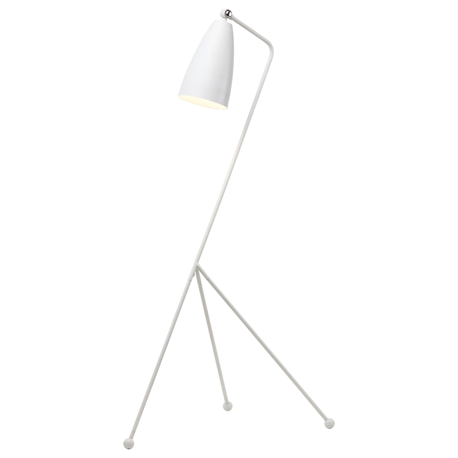 Lucille 48.5" Floor Lamp - White - Image 0