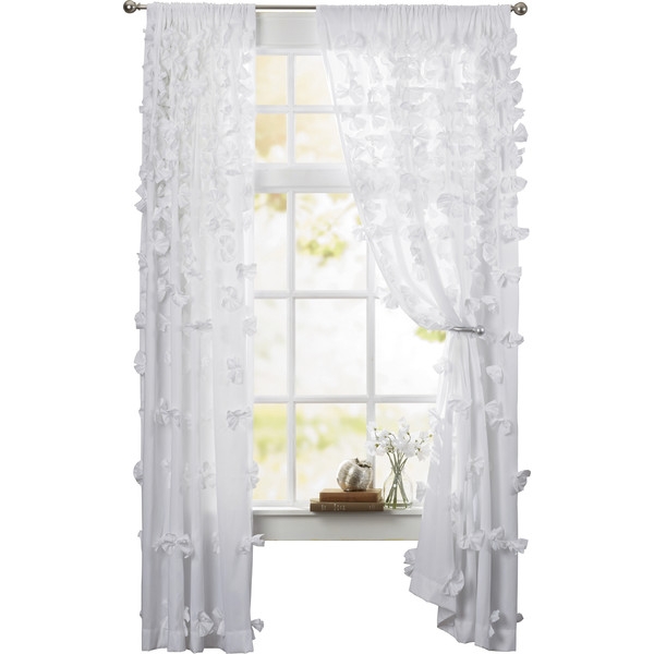 Concepcion Single Curtain Panel - White - Image 0