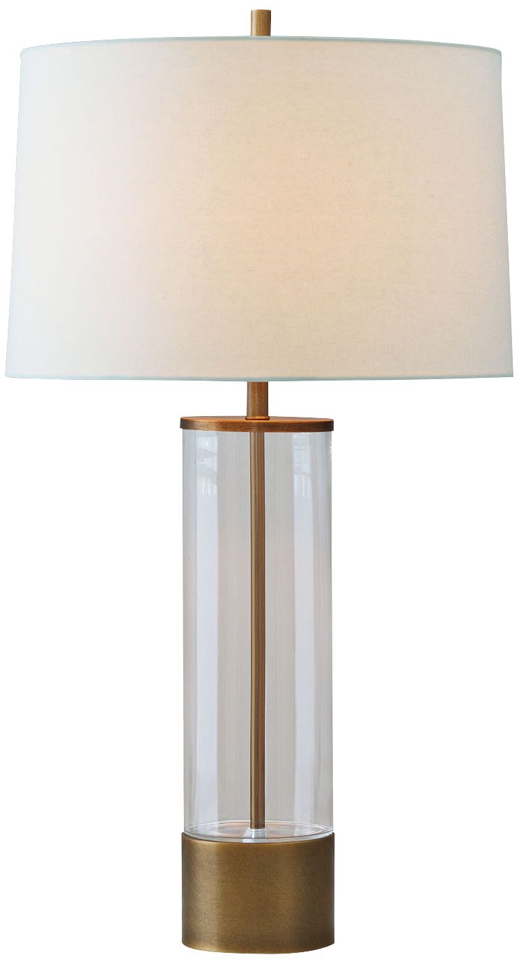 Port 68 Evanston Gold Plated Clear Glass Table Lamp - Image 0