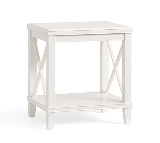 Cassie Side Table - Sky Whte - Image 0