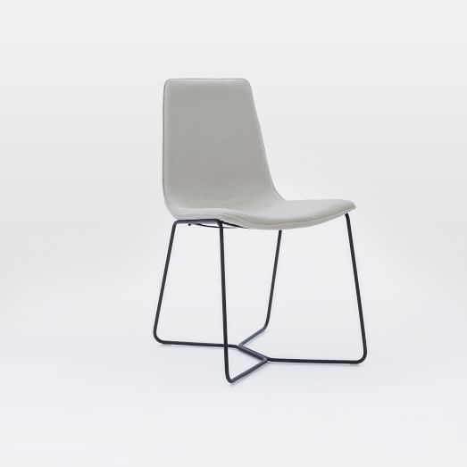 Slope Dining Chair - Individual - Ash gray - Image 0
