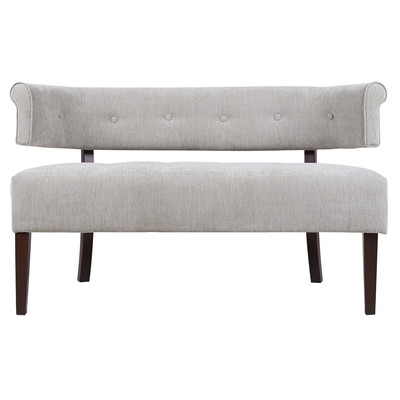 Kate 50" Tufted Settee-Grey - Image 0