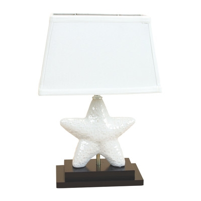 Starfish 16" H Table Lamp with Rectangular Shade - Image 0