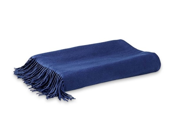 Solid Cashmere Throw - Image 0