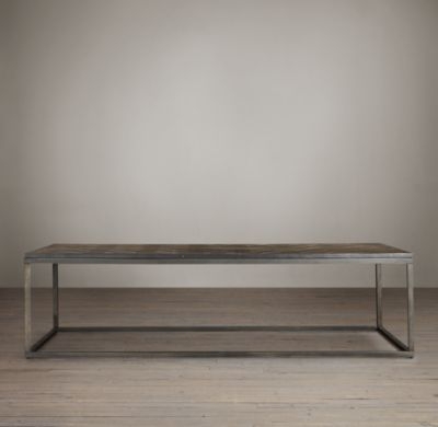 METAL PARQUET COFFEE TABLE - Image 0
