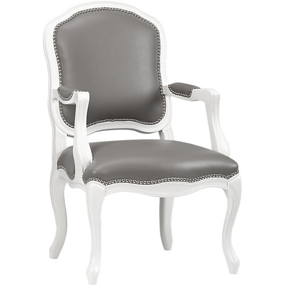 Stick around white-grey arm chair - Image 0