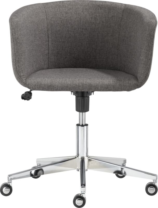 Coup grey office chair - Image 0