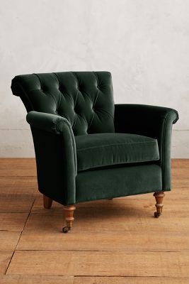 Velvet Gwinnette Chair - Image 0