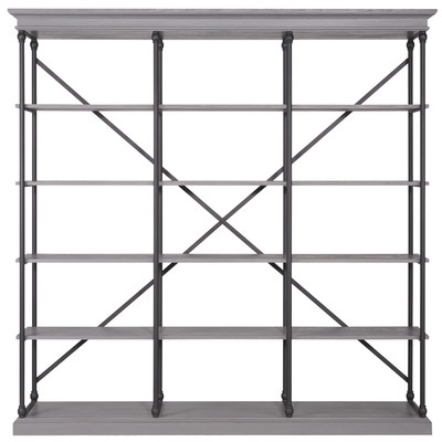 Deidrian 84" Bookcase by Kingstown Home - grey - Image 0