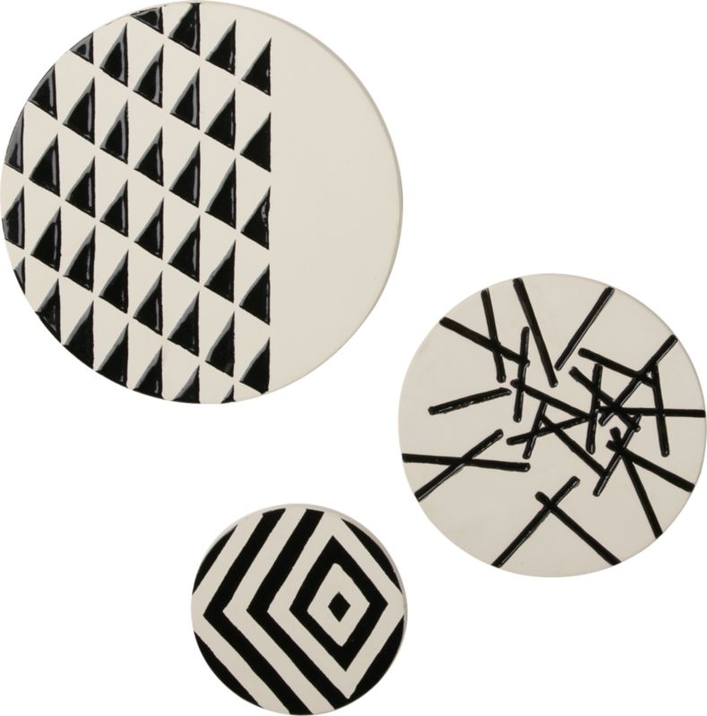 3-piece marlow ceramic disc set - Image 0