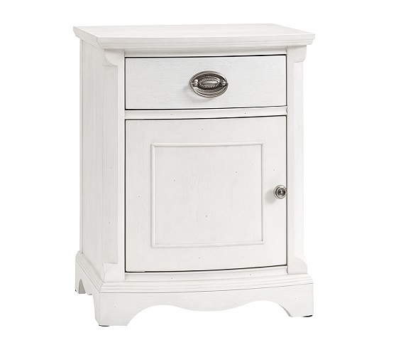Remy Nightstand - AGED WHITE - Image 0