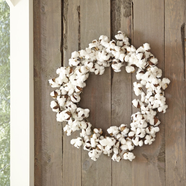 Blooming Cotton Wreath - Image 0