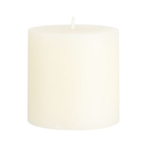 Ivory 3"x3" Pillar Candle - Image 0