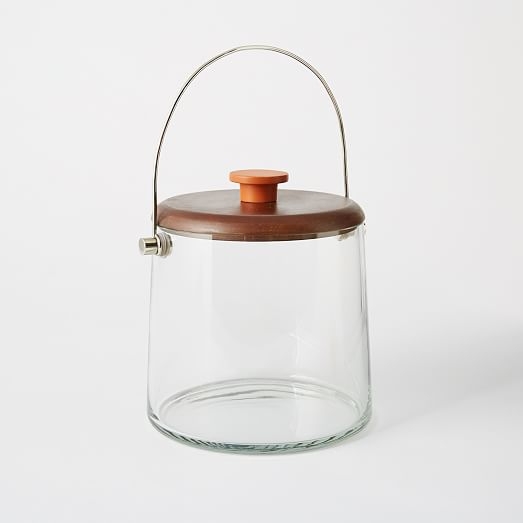 Globalist Wood + Glass Ice Bucket - Image 0