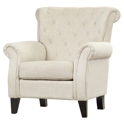 Tufted Upholstered Arm Chair - Image 0