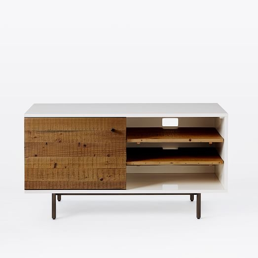Reclaimed Wood + Lacquer Media Console - Image 0