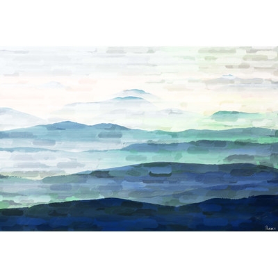 Mountain Tops - 30" H x 45" W (Unframed) - Image 0