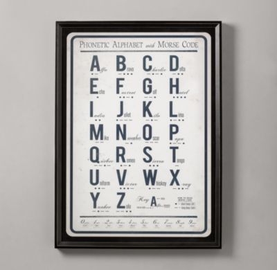 morse code alphabet art - Image 0