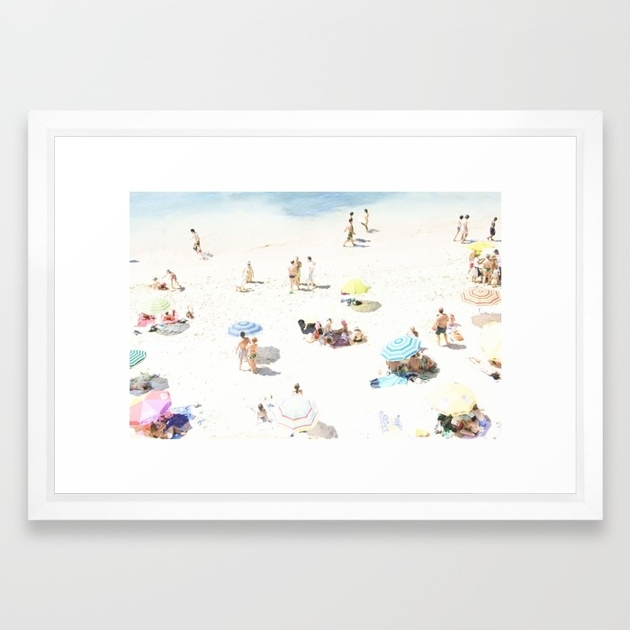 Beach 21x15 framed - Image 0