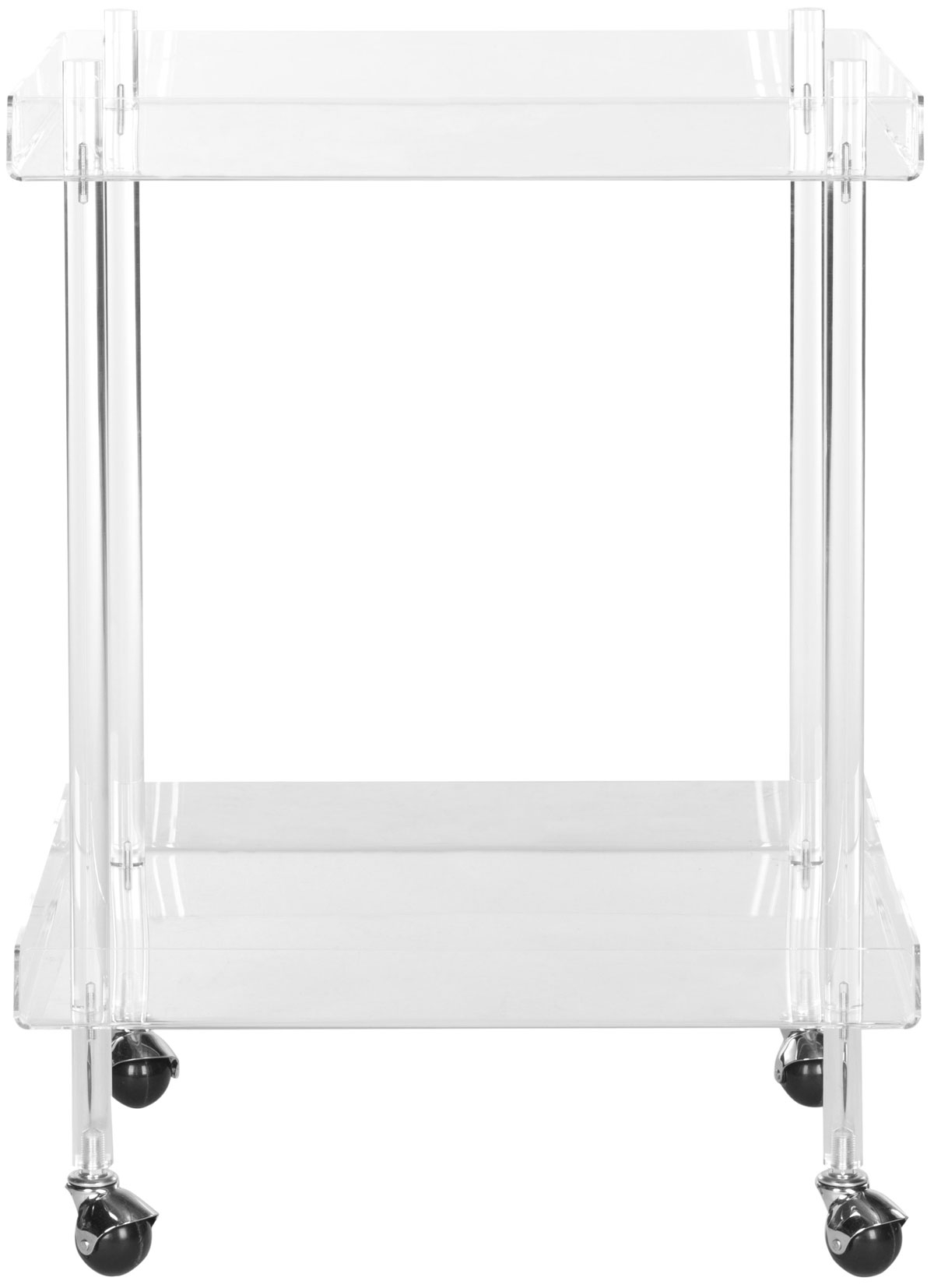 Healy Acrylic Kitchen Cart - Clear - Arlo Home - Image 0