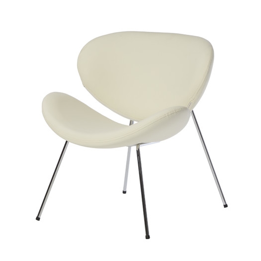 Minton Lounge Chair, Cream - Image 0