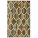 New Wave Taupe Ornamental Ogee Area Rug - Image 0