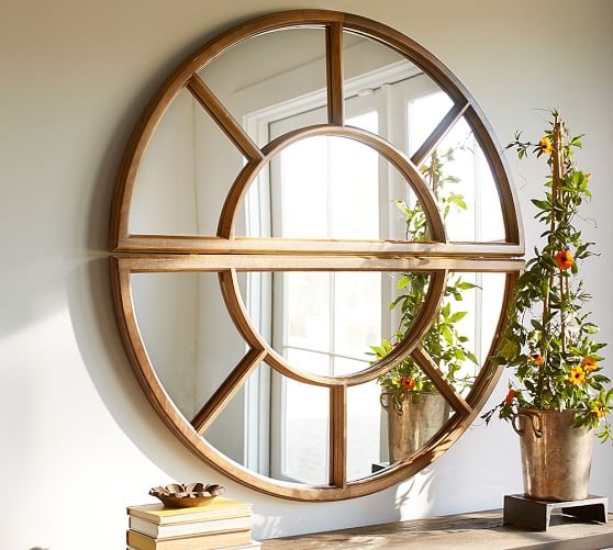 Arched Paned Mirror - Single - Image 0