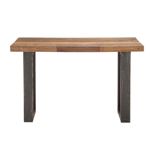 Simply Natural Wood Metal Console Table - Image 0