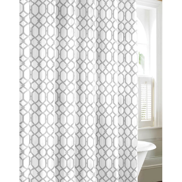 Shoretwon Trellis Cotton Shower Curtain - Image 0