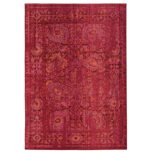 Expressions Oriental Pink Area Rug - 5'3" x 7'6" - Image 0