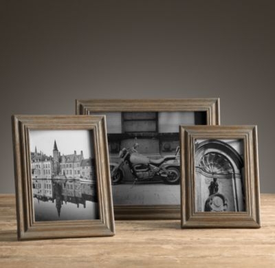 WEATHERED OAK STEPPED TABLETOP FRAMES - 5" x 7" - Image 0