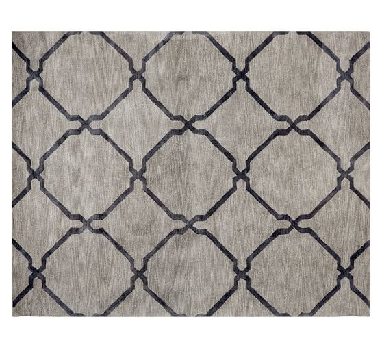 Tonal Tile Tufted Rug - Image 0