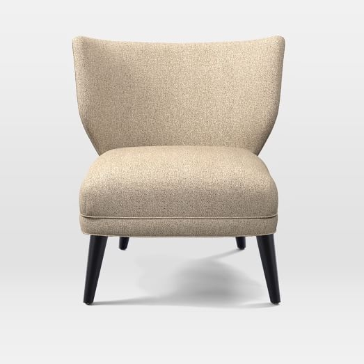 Retro Wing Chair - Boucle, Wheat - Image 0