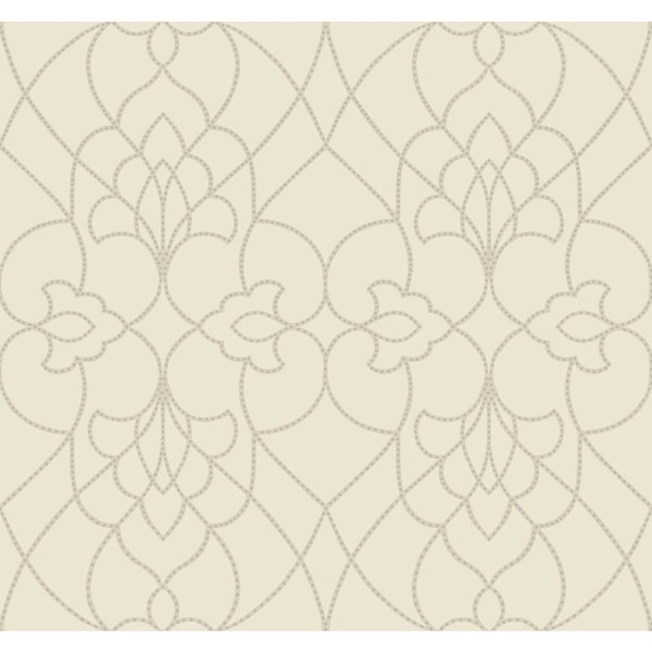 Modern Luxe Dotted Pirouette 27' x 27" Abstract Wallpaper - Image 0