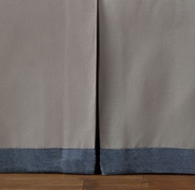 Tailored border crib skirt - Image 0