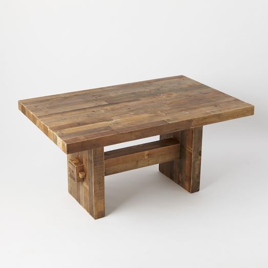 Reclaimed Wood Dining Table-62" - Image 0