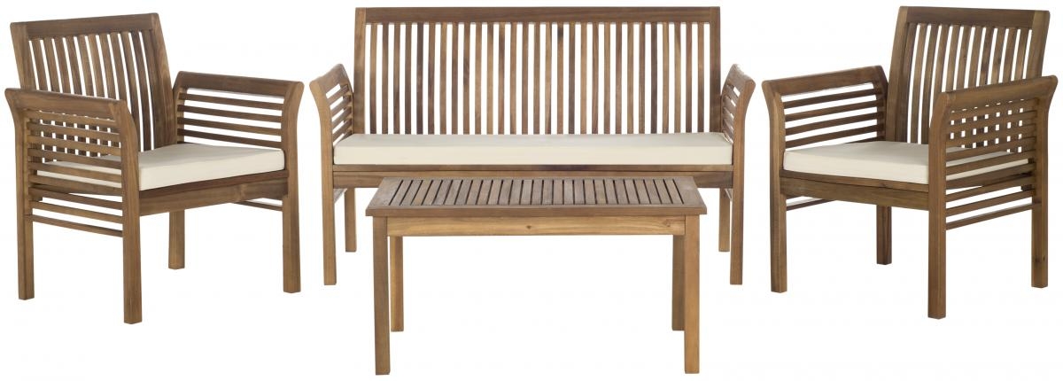 Carson 4 Piece Outdoor Set - Natural/Beige - Arlo Home - Image 0