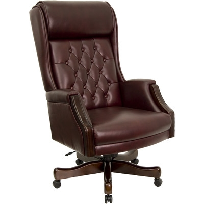 High-Back Leather Executive Office Chair - Image 0