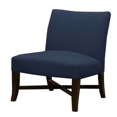 Cross Legged Slipper Chair - Jefferson Navy - Image 0
