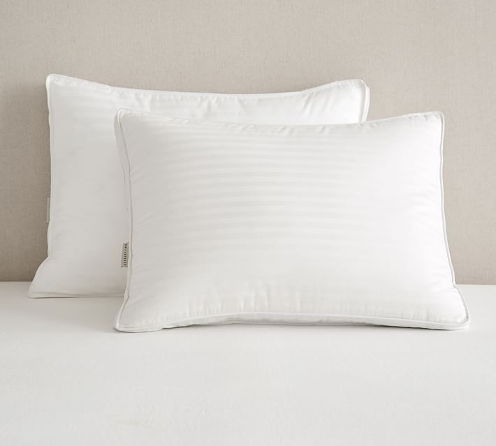 Classic Down Guessett Pillow -King-White-With insert - Image 0