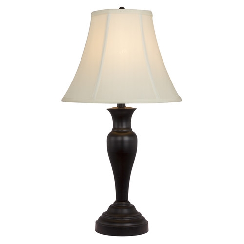 Metal 30" H Table Lamp with Bell Shade - Image 0