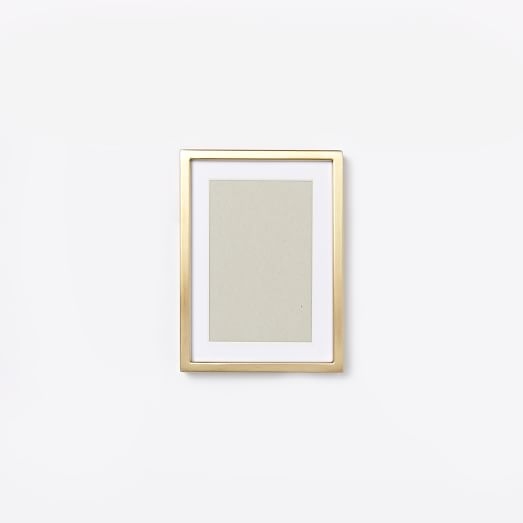 Gallery Frames - Polished Brass - 5.5"x7.5" - Image 0